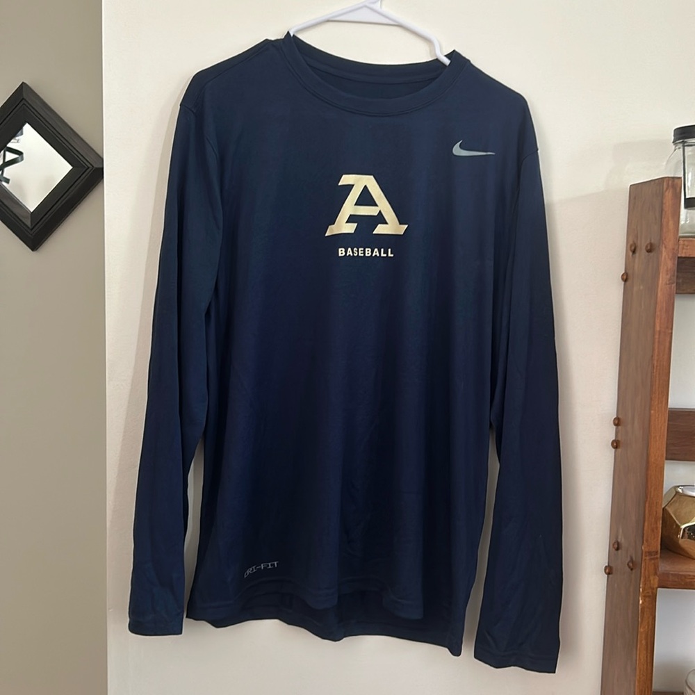 Men’s Nike dri fit Akron Baseball long sleeve